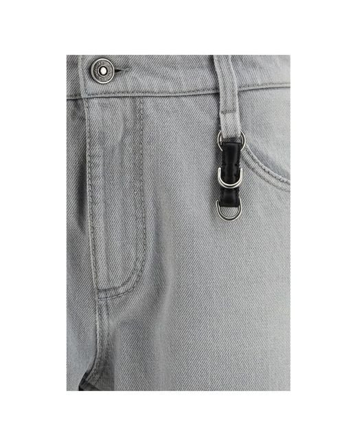 Ermanno Scervino Gray Cotton Boyfriend Jeans