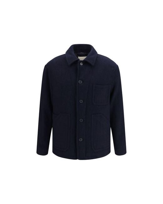 Brooksfield Blue Wool Oves Aries Full for men