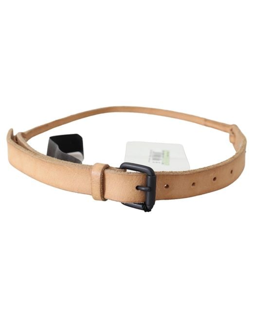 Ermanno Scervino Black Elegant Leather Fashion Belt