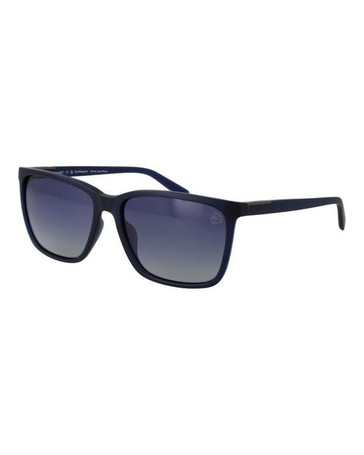 Timberland Blue Plastic Sunglasses for men