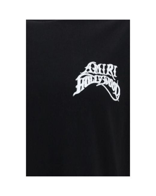 Amiri Black Cotton T for men