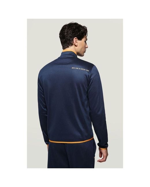 Bikkembergs Blue Cotton Sweatshirt for men