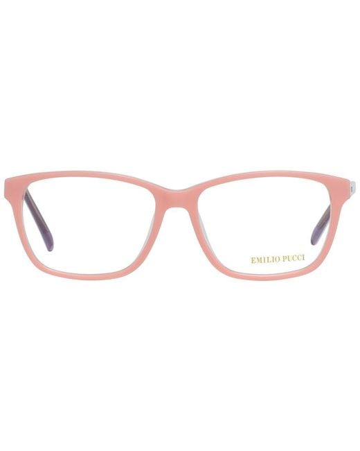 Emilio Pucci Pink Plastic Glasses (Frames)