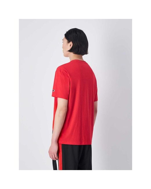 Champion Red Multicolor Cotton Sportswear for men