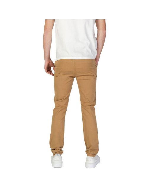 Superdry Natural Beige Cotton Jeans & Pant for men