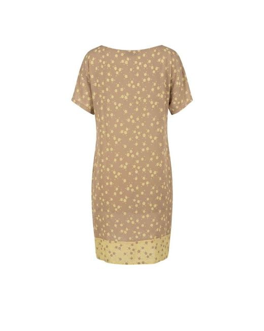 Trussardi Natural Beige Viscose Dress