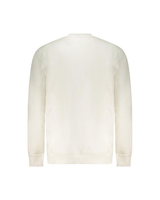 Tommy Hilfiger White Cotton Men's Sweatshirt for men