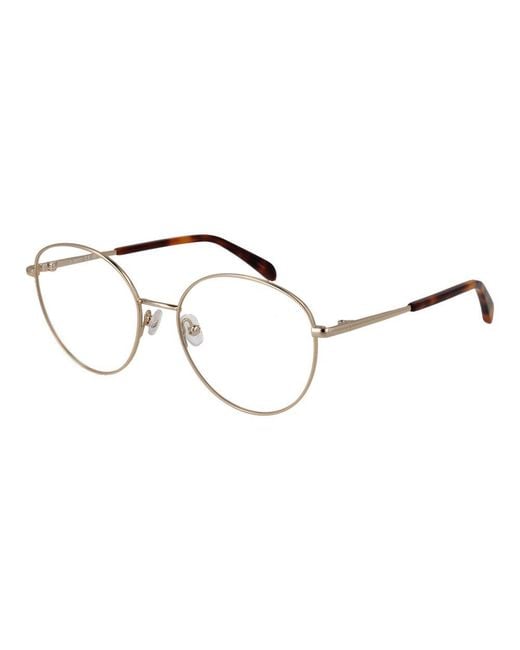 Emilio Pucci Metallic Gold Metal Glasses (frames)
