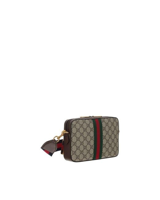 Gucci Gray Ophidia Shoulder Bag for men