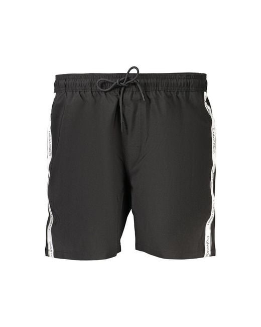 Calvin Klein Black Nero Polyester Men's Boxer Shorts for men