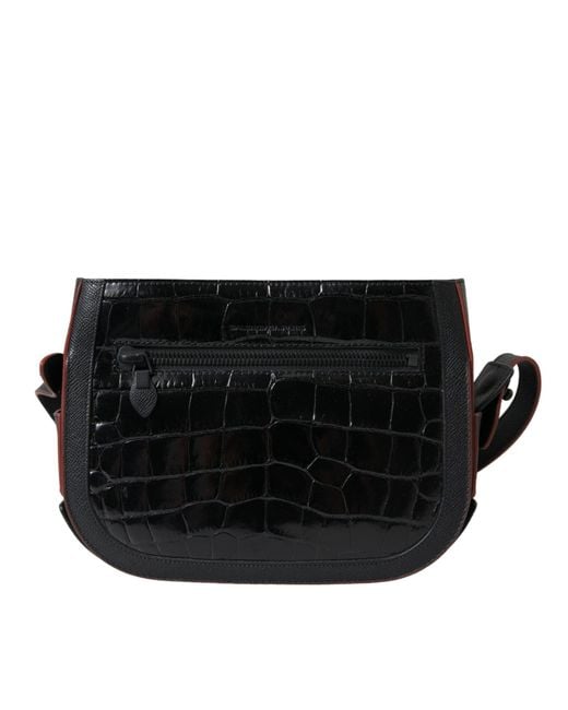 Balenciaga Black Elegant Exotic Leather Camera Bag