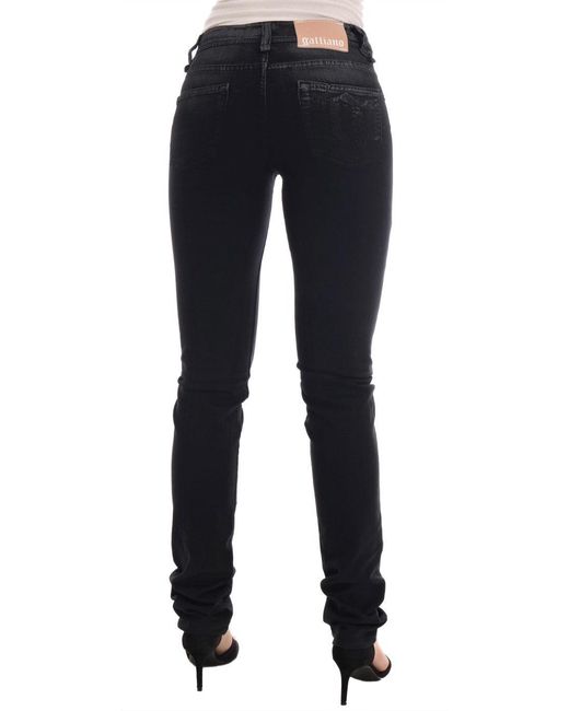 John Galliano Blue Wash Cotton Stretch Regular Fit Jeans