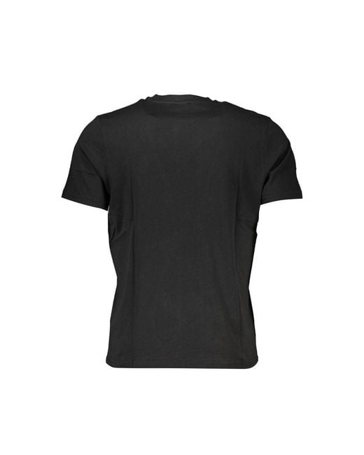 North Sails Black Cotton T-Shirt for men
