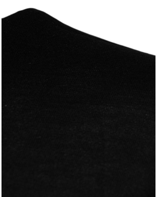 Dolce & Gabbana Black Guitar Pattern Knit Sweater for men