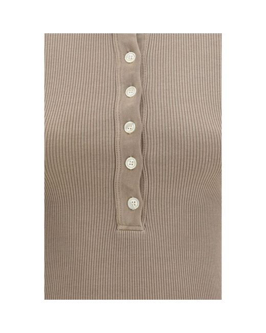 Citizens of Humanity Women's Gray Beige Cotton T