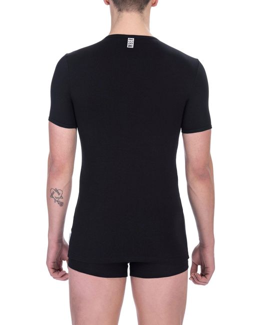 Bikkembergs Black Cotton Men T for men