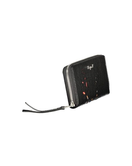 Desigual Black Nero Polyurethane S Wallet