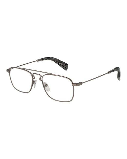 Yohji Yamamoto Brown Metal Glasses (Frames)