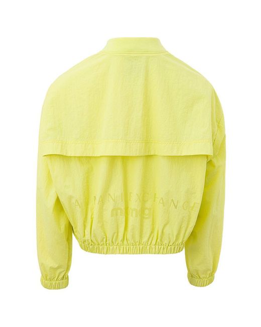 ARMANI EXCHANGE Yellow Polyamide Jackets & Coat