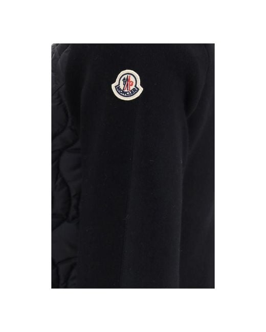 Moncler Blue Black Cotton Shell Jacket