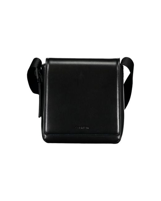 Calvin Klein Black Sleek Shoulder Bag With Logo Detail for men