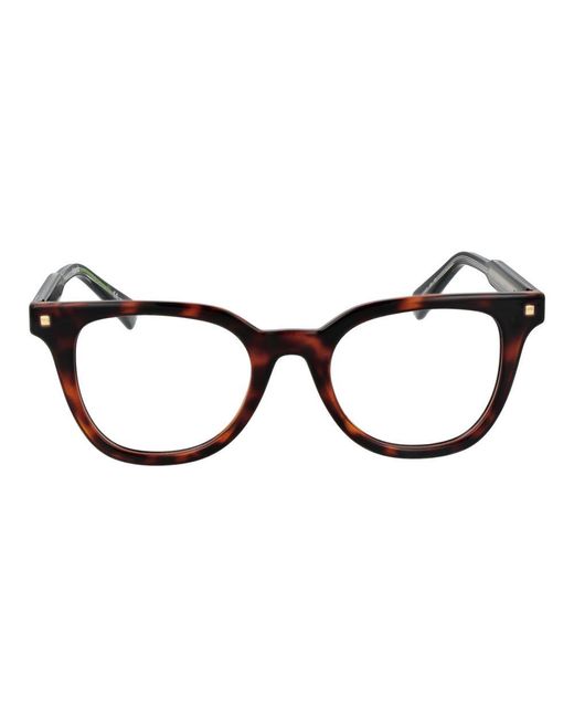 Polaroid Black Full-Rim Square Optical Frames With Demo Lenses