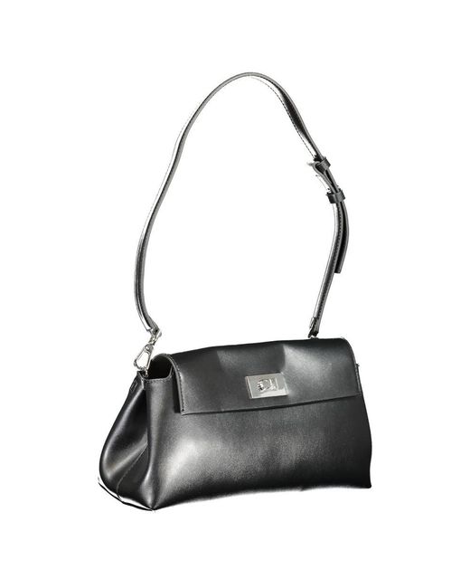 Calvin Klein Black Polyester Handbag