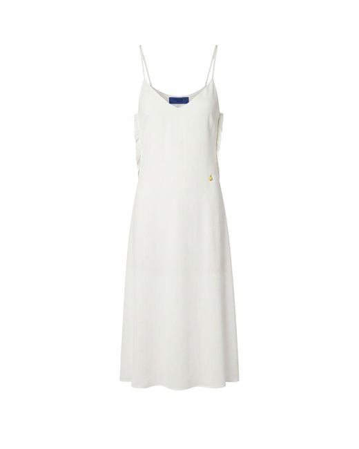 Trussardi White Polyester Dress