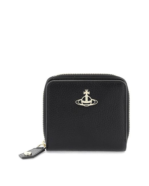Vivienne Westwood Black Medium Faux Leather Wallet