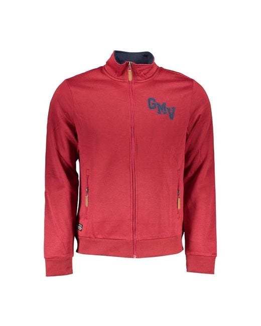 Gianmarco Venturi Red Polyester Men Sweatshirt for men