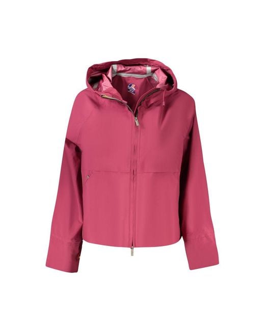 K-Way Pink Polyester Jacket