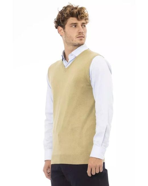 Alpha Studio Natural Viscose Vest for men