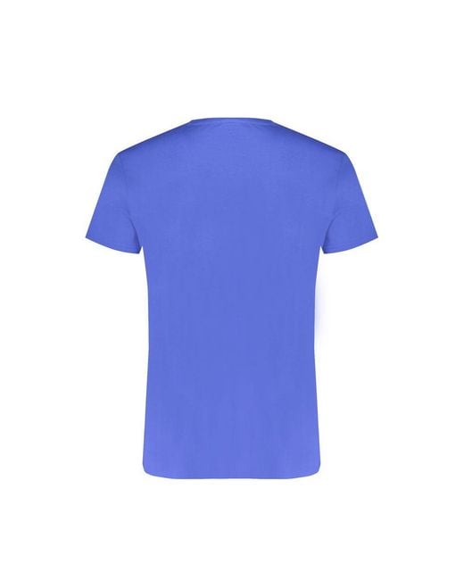 Trussardi Blue Cotton T-Shirt for men