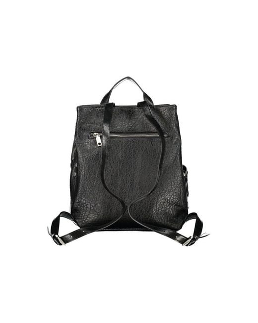 Desigual Black Polyurethane 's Backpack