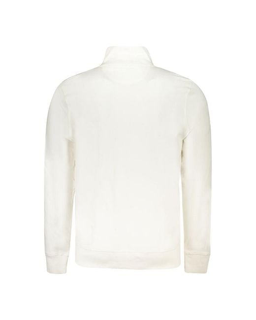 North Sails White Cotton Men's Sweatshirt for men