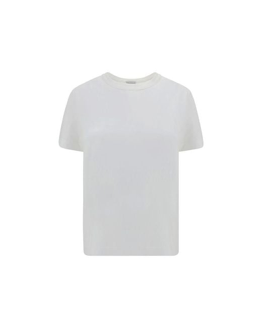 Brunello Cucinelli White Monochrome T