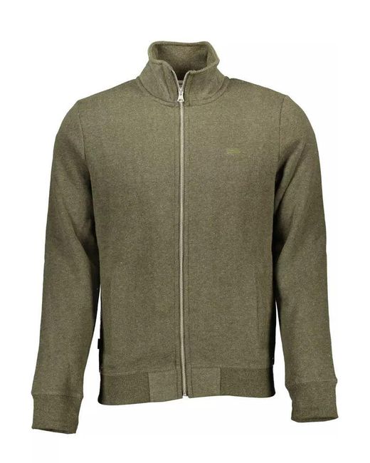 Superdry Green Cotton Sweater for men