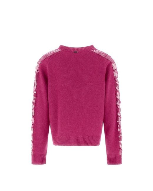 Herno Pink Cashmere Sweatshirt