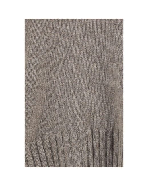 Malo Gray Beige Cashmere Sweater