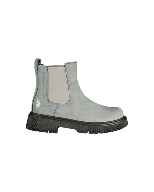 U.S. POLO ASSN. Gray "grey Polyurethane 's Boot"