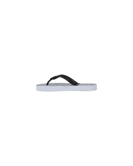 ARMANI EXCHANGE Blue White Rubber Flip