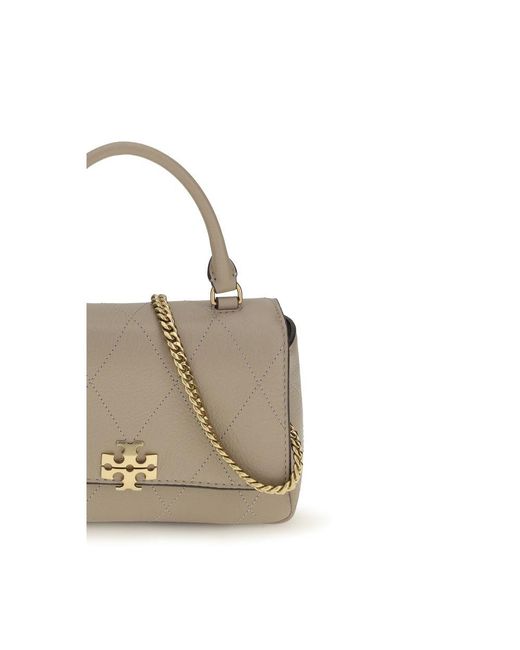 Tory Burch Natural Beige Calf Leather Bos Taurus Wallet