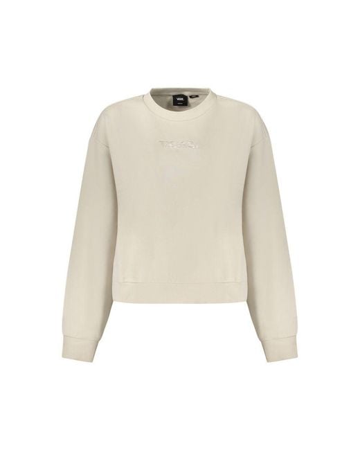 Vans Natural Beige Cotton Sweatshirt
