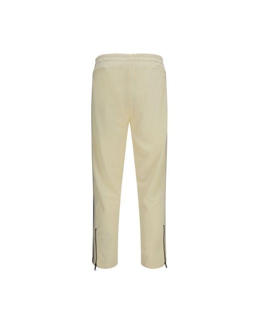 Palm Angels Natural Beige Polyester Athletic Pants for men