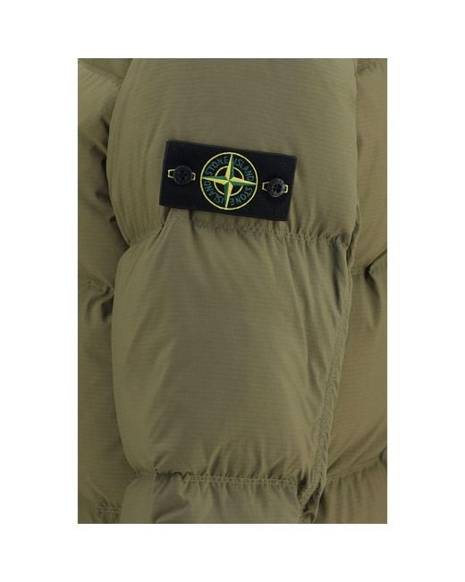 Stone Island Green Bicolor Polyamide Full for men