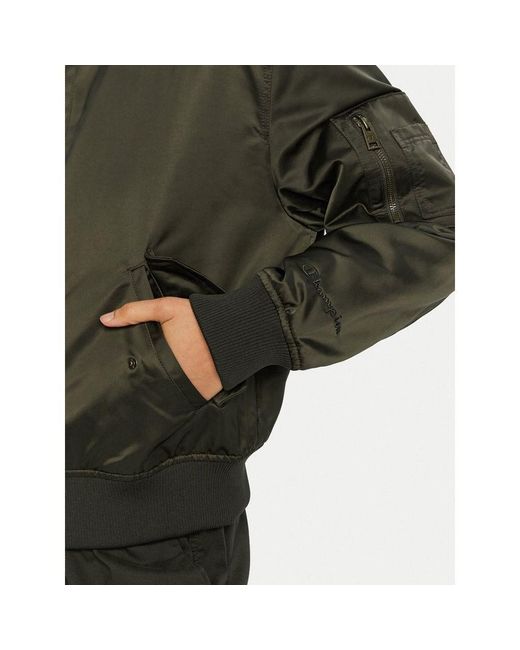 Champion Green Army Polyester Bomber