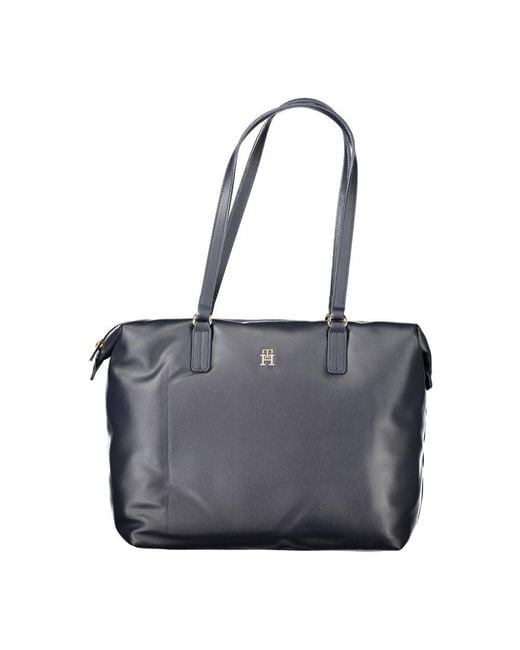 Tommy Hilfiger Black Polyester Shoulder Bag