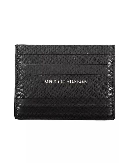 Tommy Hilfiger Black Leather Wallet for men