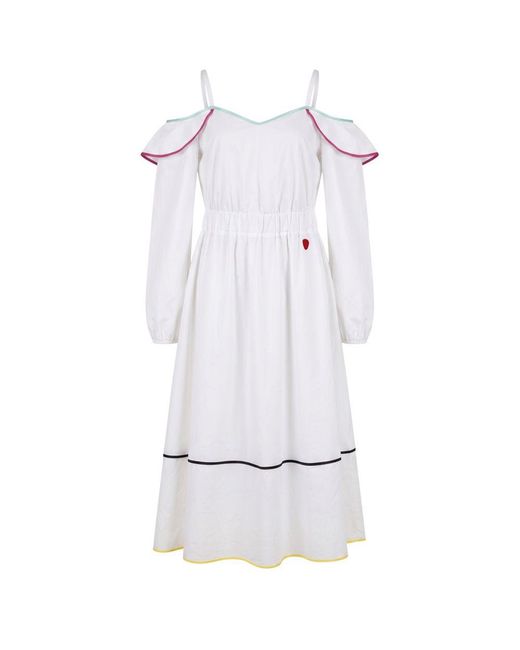 Trussardi White Cotton Dress
