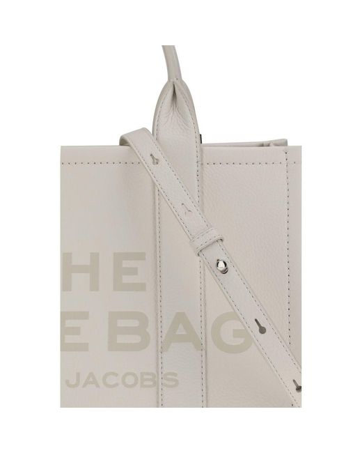 Marc Jacobs Gray Calf Leather Bos Taurus Handbag Bag